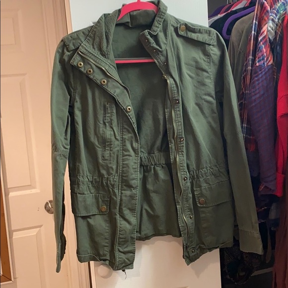 Love Tree Jackets & Blazers - Green army jacket